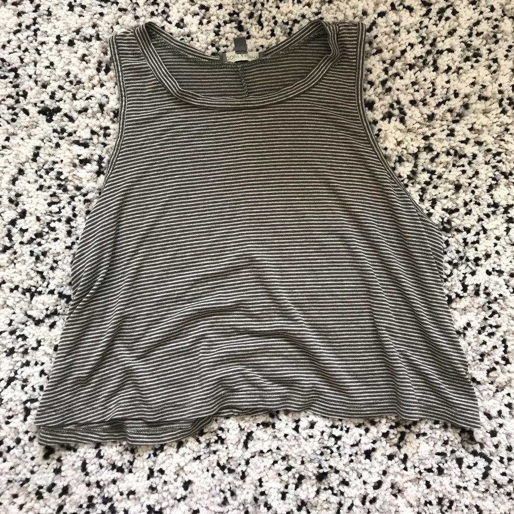 Striped green tank